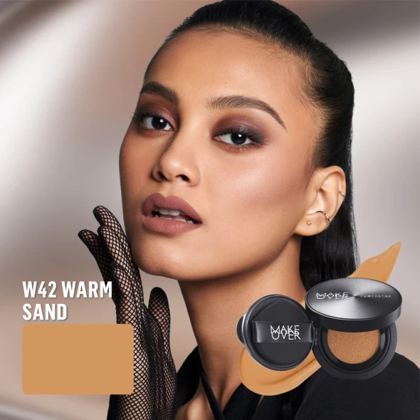 MAKE OVER Powerstay Sync Matte Cushion W42 Warm Sand, 12gr