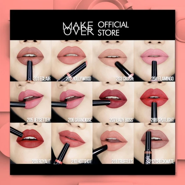 MAKE OVER Cliquematte Lip Stylo 209 Royale, 2gr