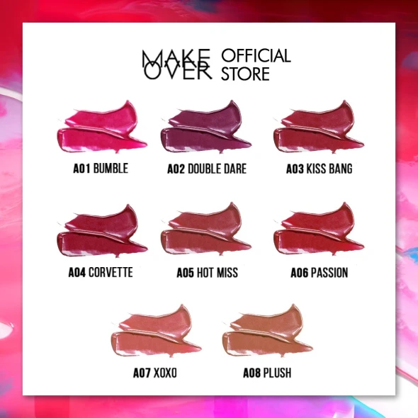 MAKE OVER Powerstay Vivid Waterlite Lip Stain A07 XOXO, 5.5gr
