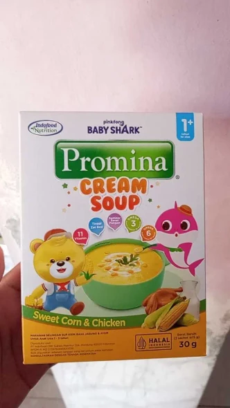 Promina Cream Soup Sweet Corn & Chicken Box, 30gr