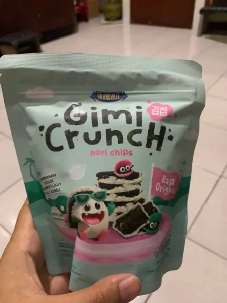 Grandville GimiCrunch Nori Chips Original, 25gr