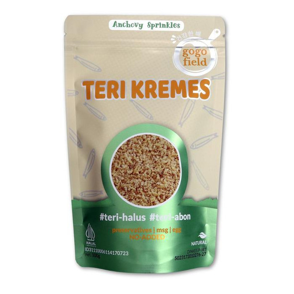 Gogofield Anchovies Crunchy No MSG (Teri Kremes), 30gr