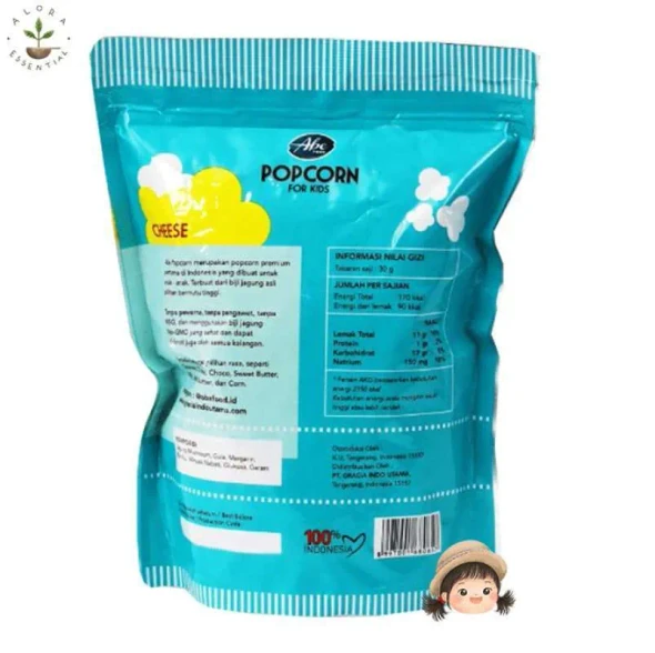 Abe Food Popcorn for Kids Cheese Flavor, 80gr