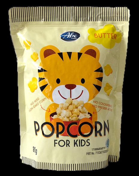 Abe Food Popcorn for Kids Butter Flavor, 80gr