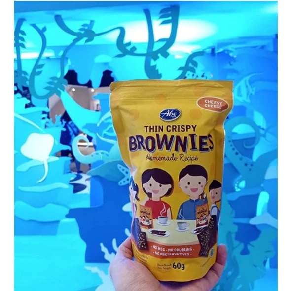 Abe Food Thin Crispy Brownies Cheesy Cheese, 60gr