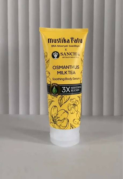 Mustika Ratu SANCHA Osmanthus Milk Tea Soothing Body Serum, 180ml