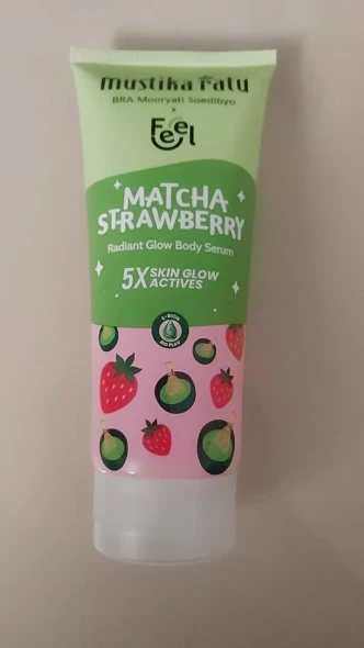 Mustika Ratu Matcha Strawberry Radiant Glow Body Serum, 180ml