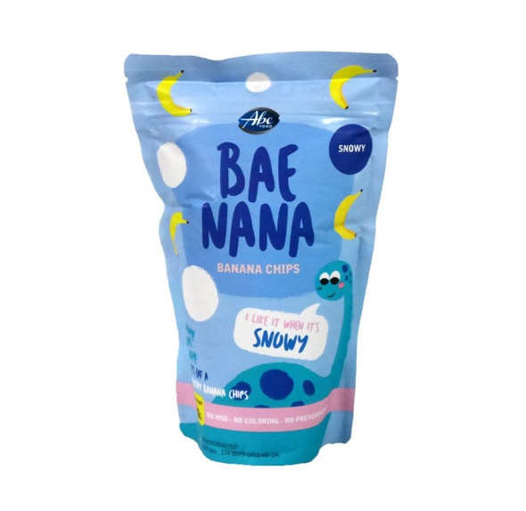 Abe Food Baenana Banana Chips Snowy, 70gr