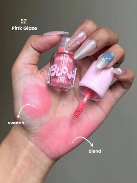 Emina Glow All Day Liquid Blush 02 Pink Glace, 2.5g