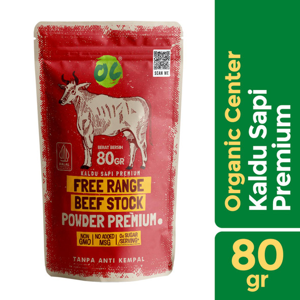 Organic Center Kaldu Sapi Premium (Beef Broth), 80gr