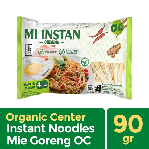 Organic Center Mie Goreng Veggie Noodles, 90gr