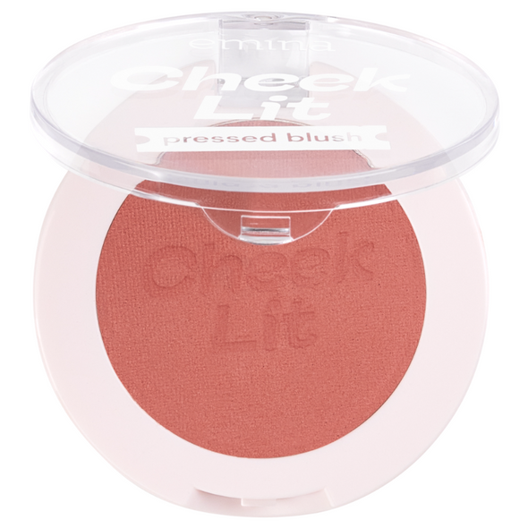 Emina Cheek Lit Pressed Blush 03 Cherry Popsicle, 3.5g