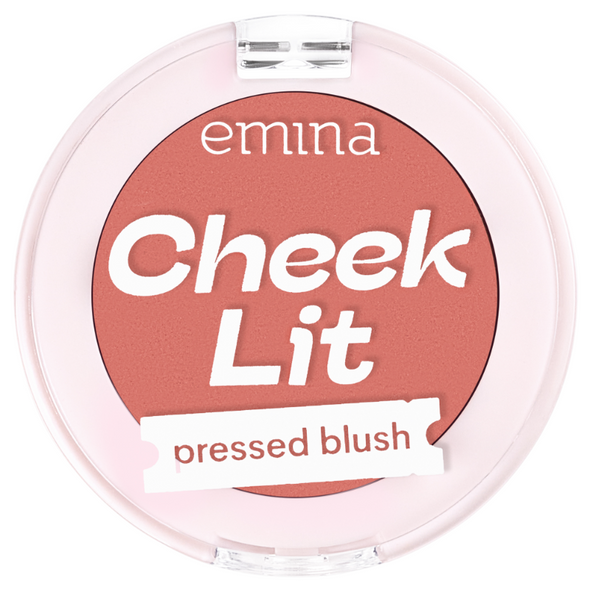 Emina Cheek Lit Pressed Blush 03 Cherry Popsicle, 3.5g