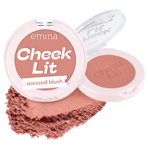 Emina Cheek Lit Pressed Blush 04 Marshmallow Lady, 3.5g