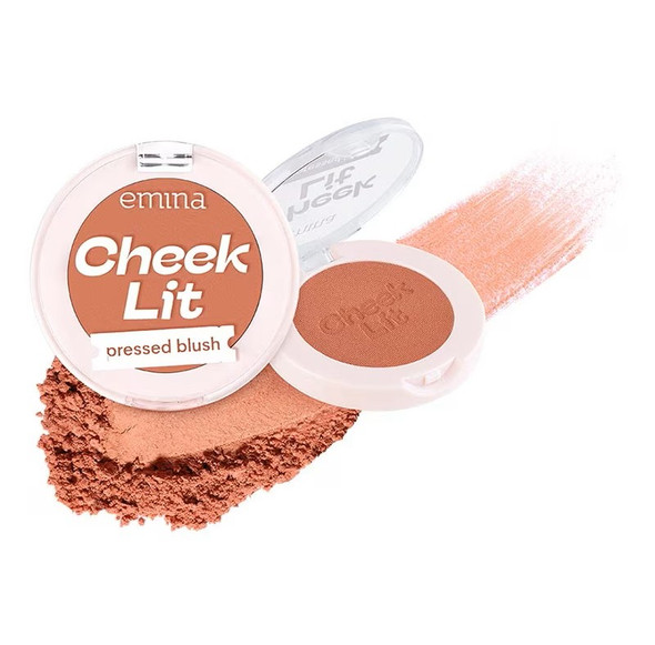 Emina Cheek Lit Pressed Blush 06 Apple Crumbble, 3.5g