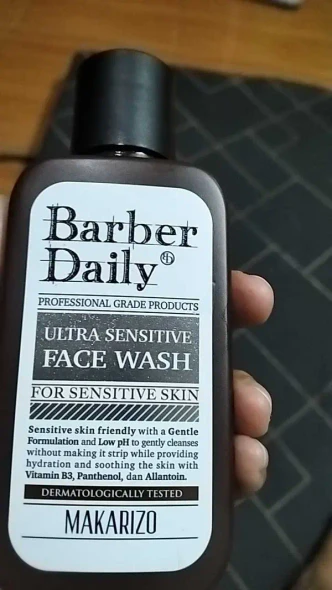 Barber Daily Ultra Sensitive Face Wash, 100ml