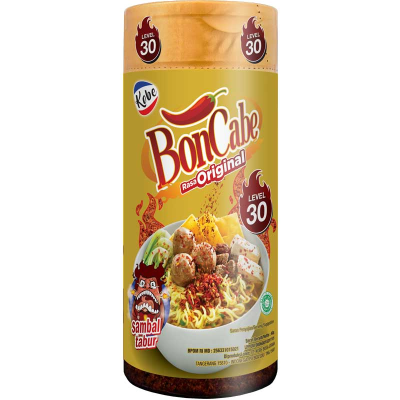 Kobe Bon Cabe (Boncabe) Sambal Tabur (Sprinkle Chili Flakes) Level 30