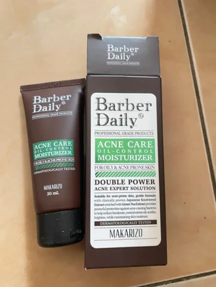 Barber Daily Acne Care & Oil Control Moisturizer, 30ml