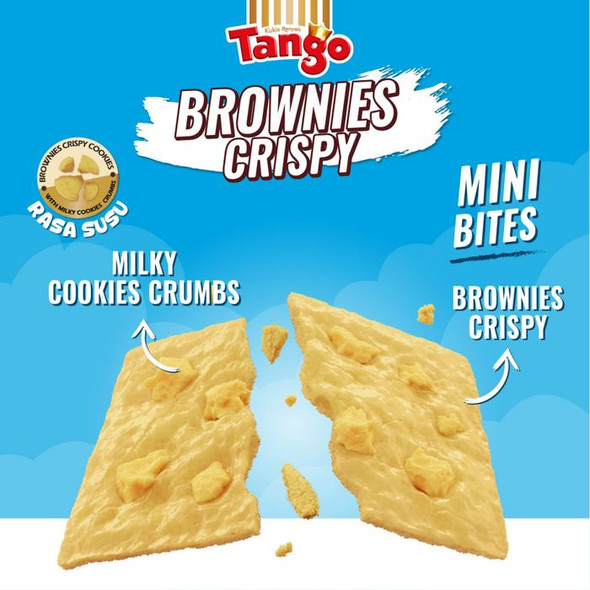 Tango Brownies Crispy Milk Flavor, 35gr