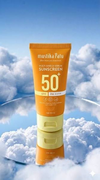 Mustika Ratu Sunscreen Multi Shield Serum SPF 50+ PA++++, 30 ml