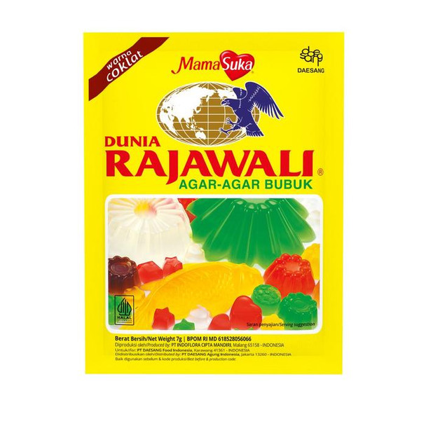 Mamasuka Agar-Agar Rajawali Chocolate, 7g (3 pcs)