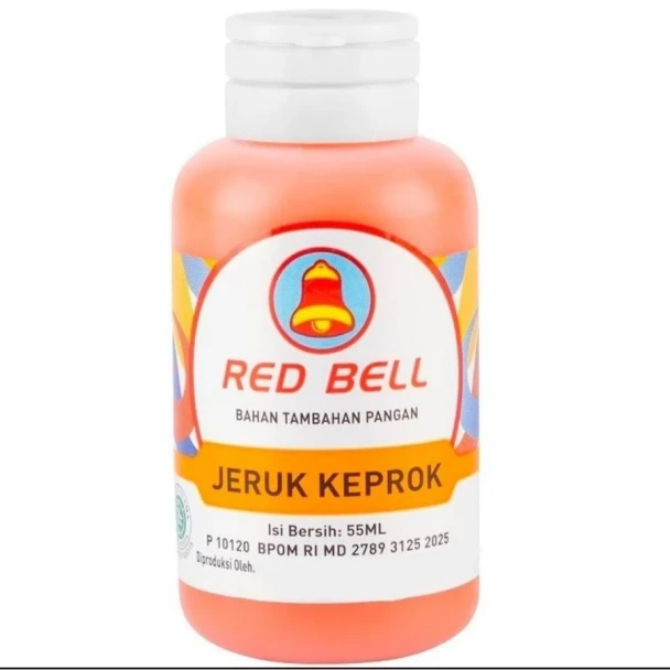 Red Bell Pasta Jeruk Keprok - Tangerine Flavoring Paste, 55ml