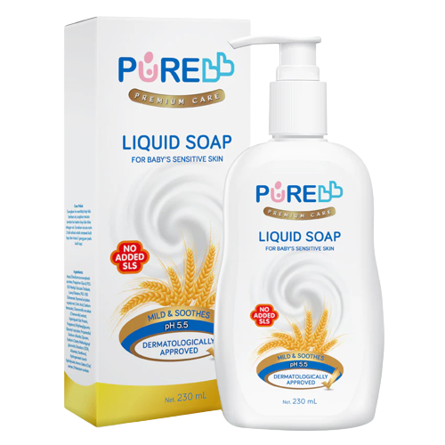 Pure Baby Liquid Soap Mild & Soothes for Sensitive Skin, 230ml