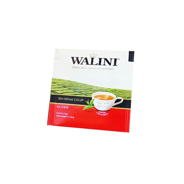 Walini Teh Hitam Klasik Amplop, 25ct