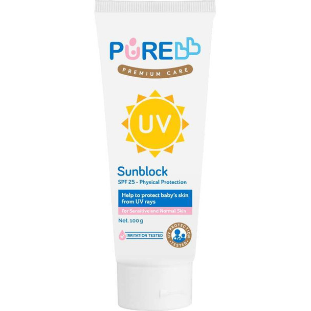 Pure Baby Sunblock Physical Sunscreen for Baby, 100gr