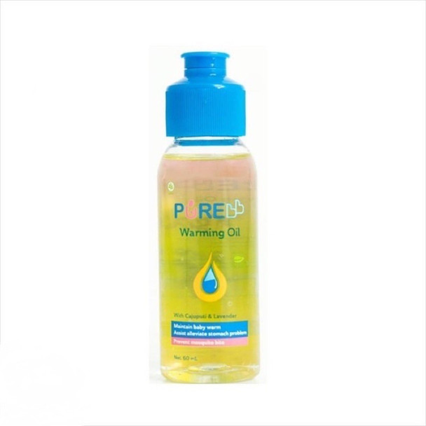 Pure Baby Warming Oil With Cajuput & Lavender, 60ml