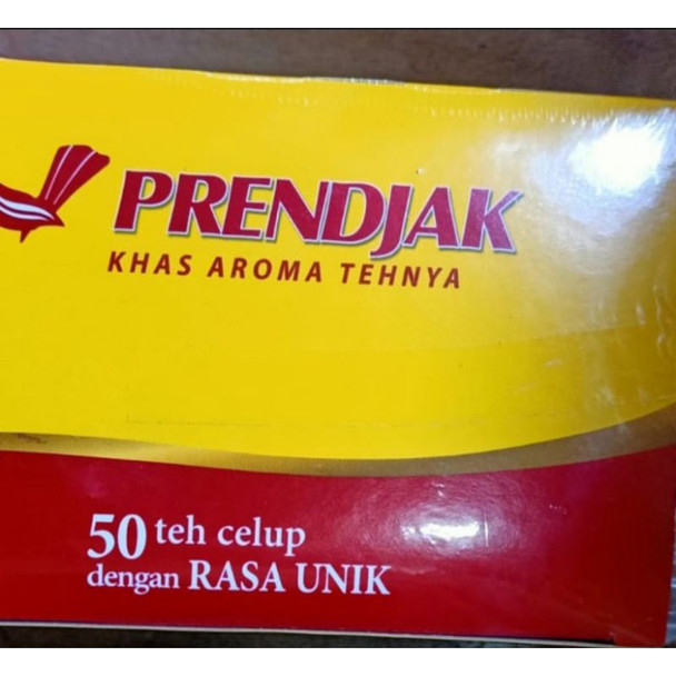 Prendjak Teh Celup Wangi - Black Tea with Rose Aroma 50-ct, 100 Gram