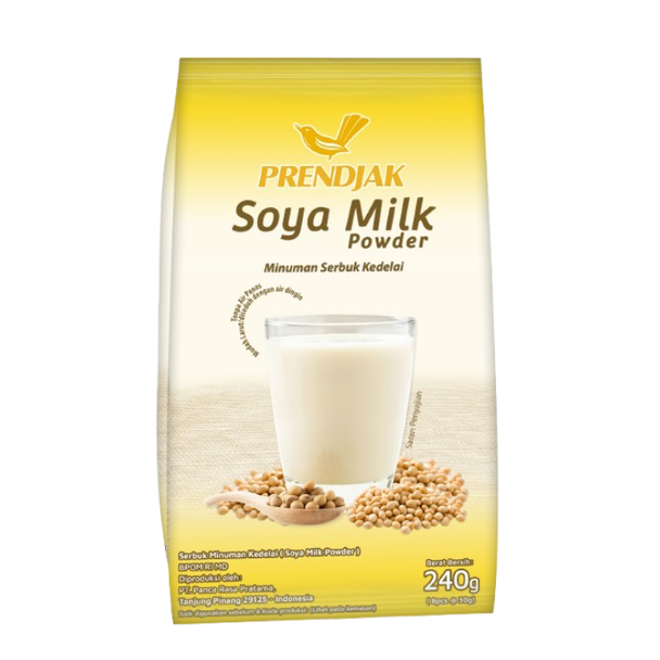 Prendjak Instant Soya Milk White (8ct @8gr), 240Gram