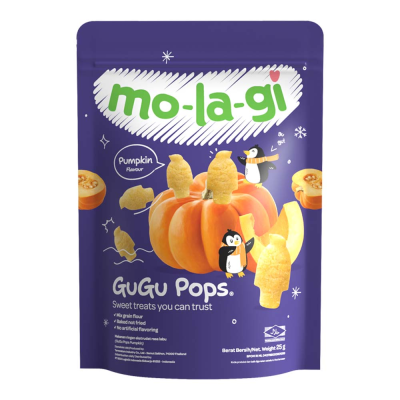 Molagi Gugu Pops Gluten-Free Dairy-Free Pumpkin, 25gr