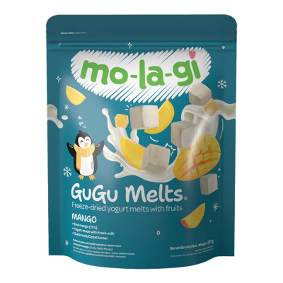 Molagi Gugu Melts Freeze Dried Yoghurt Mango, 20gr