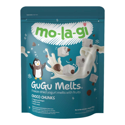 Molagi Gugu Melts Freeze-Dried Yogurt Choco Chunks, 20gr