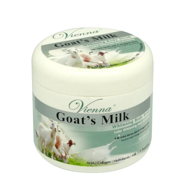 Vienna Goat's Milk Body Scrub Brightening & Moisturizing, 250gr