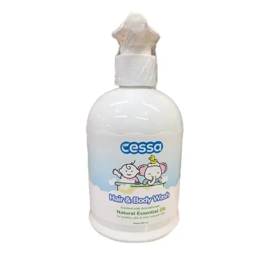 Cessa Hair & Body Wash Healthy Skin & Silky Smooth Hair, 250ml