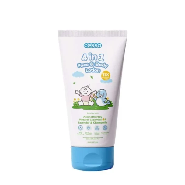Cessa 4-in-1 Face & Body Lotion Travel Size, 30ml