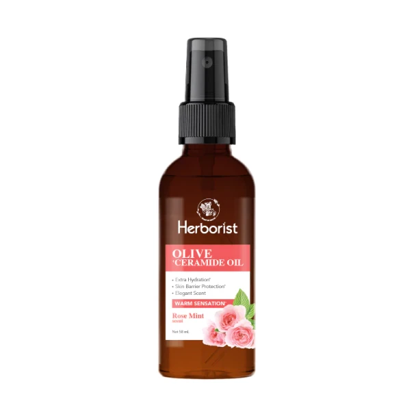 Herborist Olive + Ceramide Multipurpose Oil Rosemint, 58ml