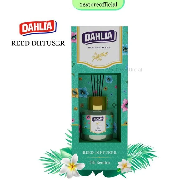 Dahlia Reed Diffuser Heritage Series Teh Keraton, 30ml