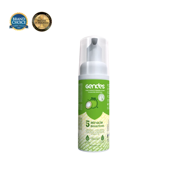 Gendes Sweet Aromatic Wash Foam Cocopandan 5 Miracle Bioactives, 55ml