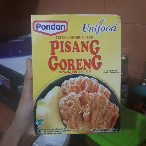Pondan Unifood Tepung Pisang Goreng (Fried Banana Flour), 200gr