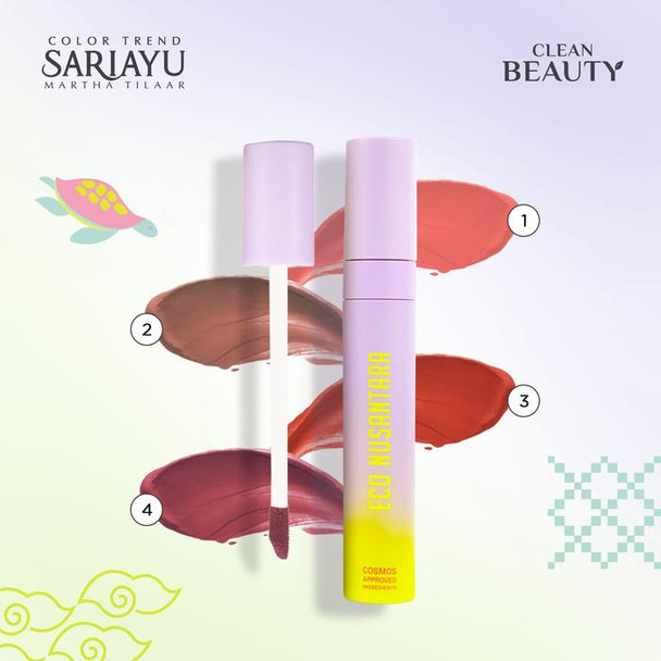 Sariayu Color Trend Lip Ink Shade 01, 4.5g