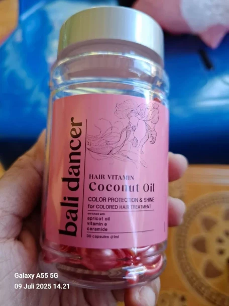 Bali Dancer Hair Vitamin Coconut Oil Jar