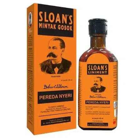 Cap Lang Sloan's Minyak Gosok Original, 60ml