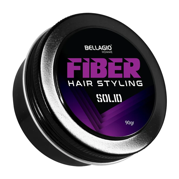 Bellagio Homme Fiber Hair Styling Solid Pomade (Violet), 90gr