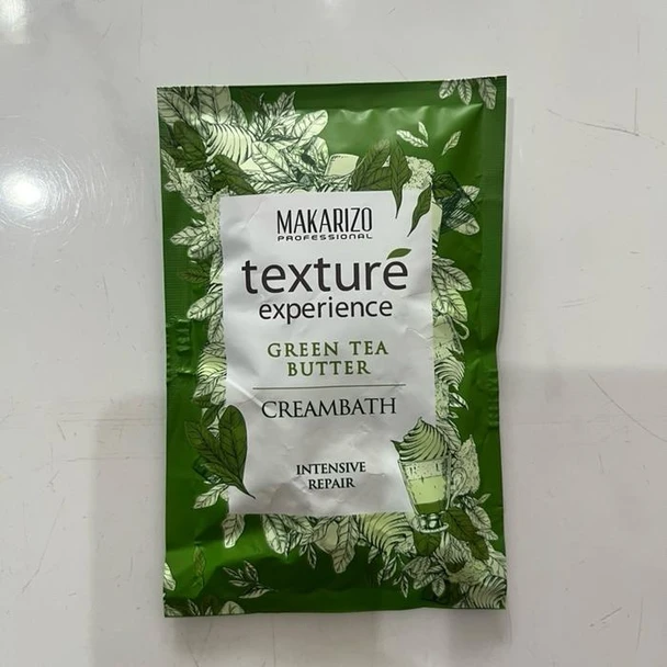 Makarizo Professional Texture Experience Creambath Green Tea Butter, 60ml