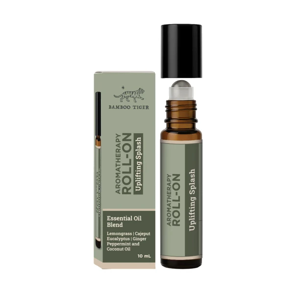 Bamboo Tiger Essential Oil Blend Roll On Uplifting Splash, 10ml (2 pcs)