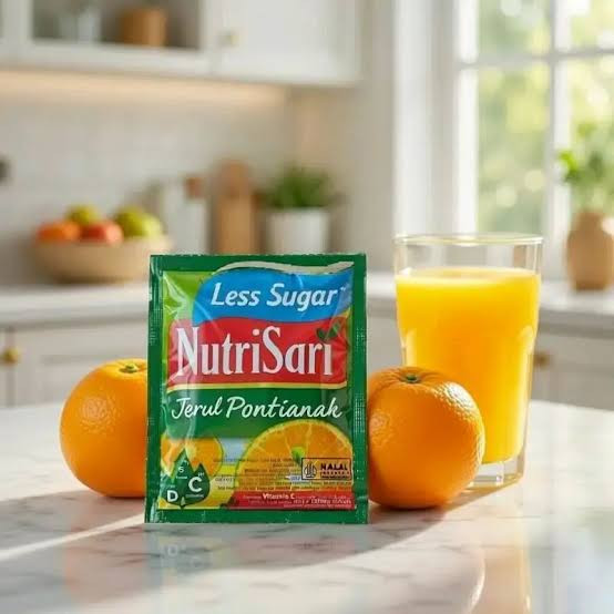 NutriSari Less Sugar Pontianak Orange (10 Sachets)