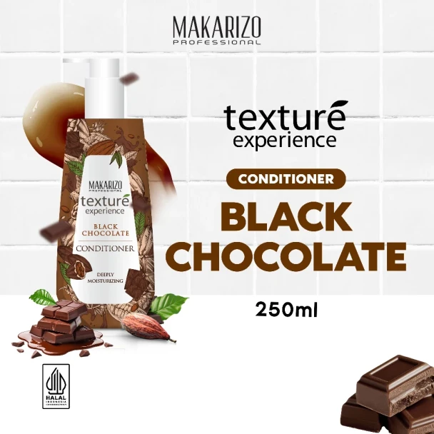 Makarizo Professional Texture Experience Conditioner Black Chocolate, 250 ml